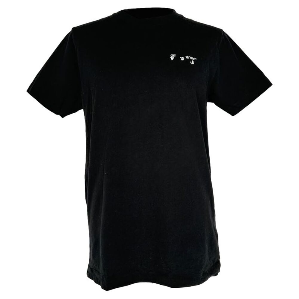 Off-White Caravaggio-Print T-shirt in Black Cotton